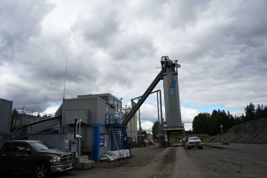 Lakeside Industries asphalt plant in Vancouver, WA